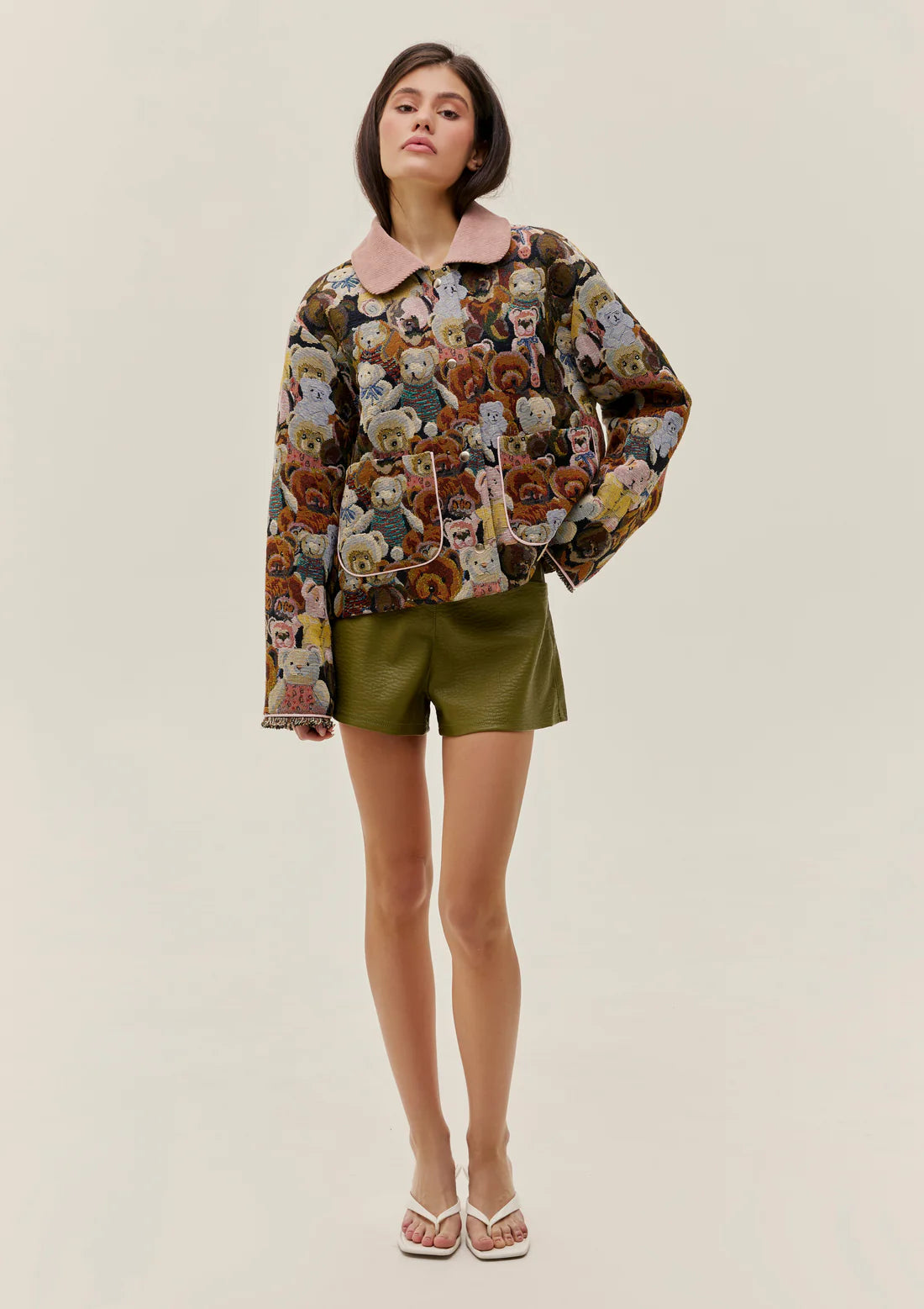 “Bears” Jacquard Jacket