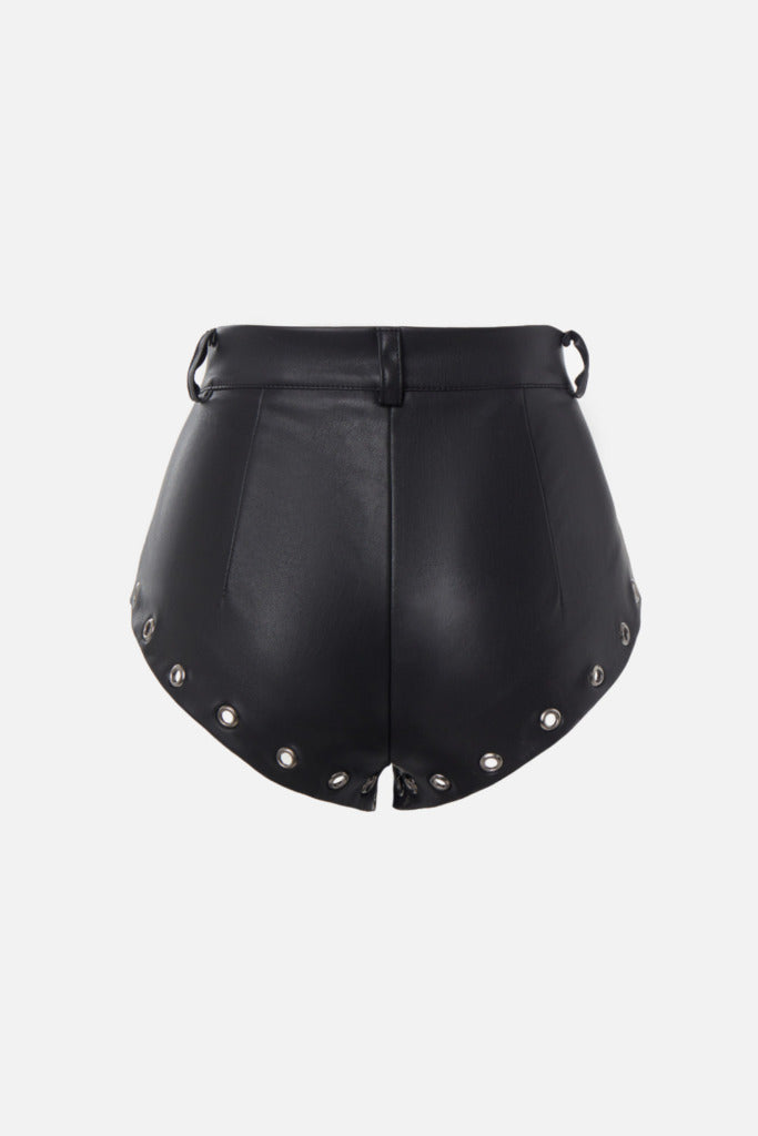 Black transformer shorts-pants