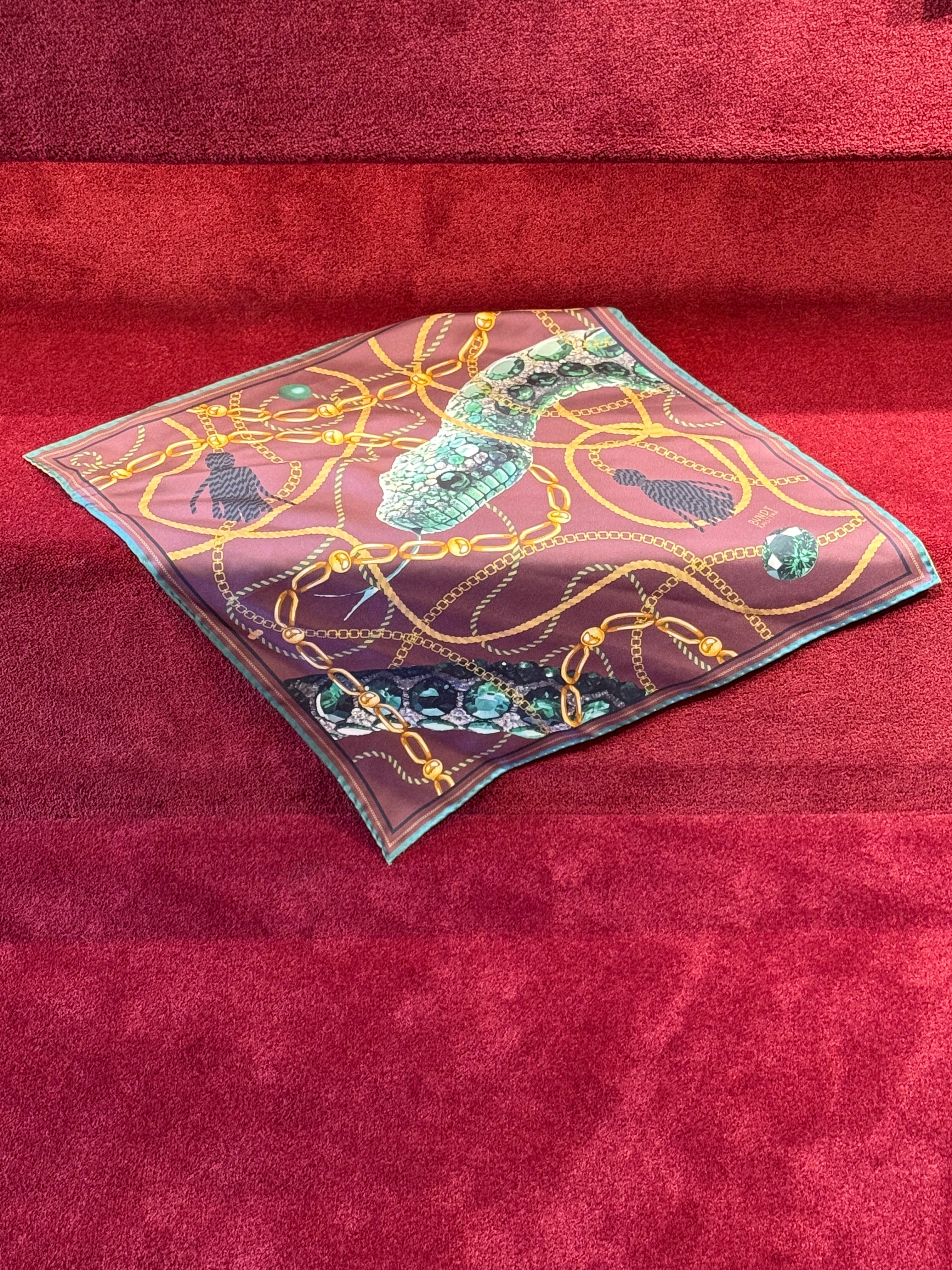 “Gadyuka” Silk Scarf