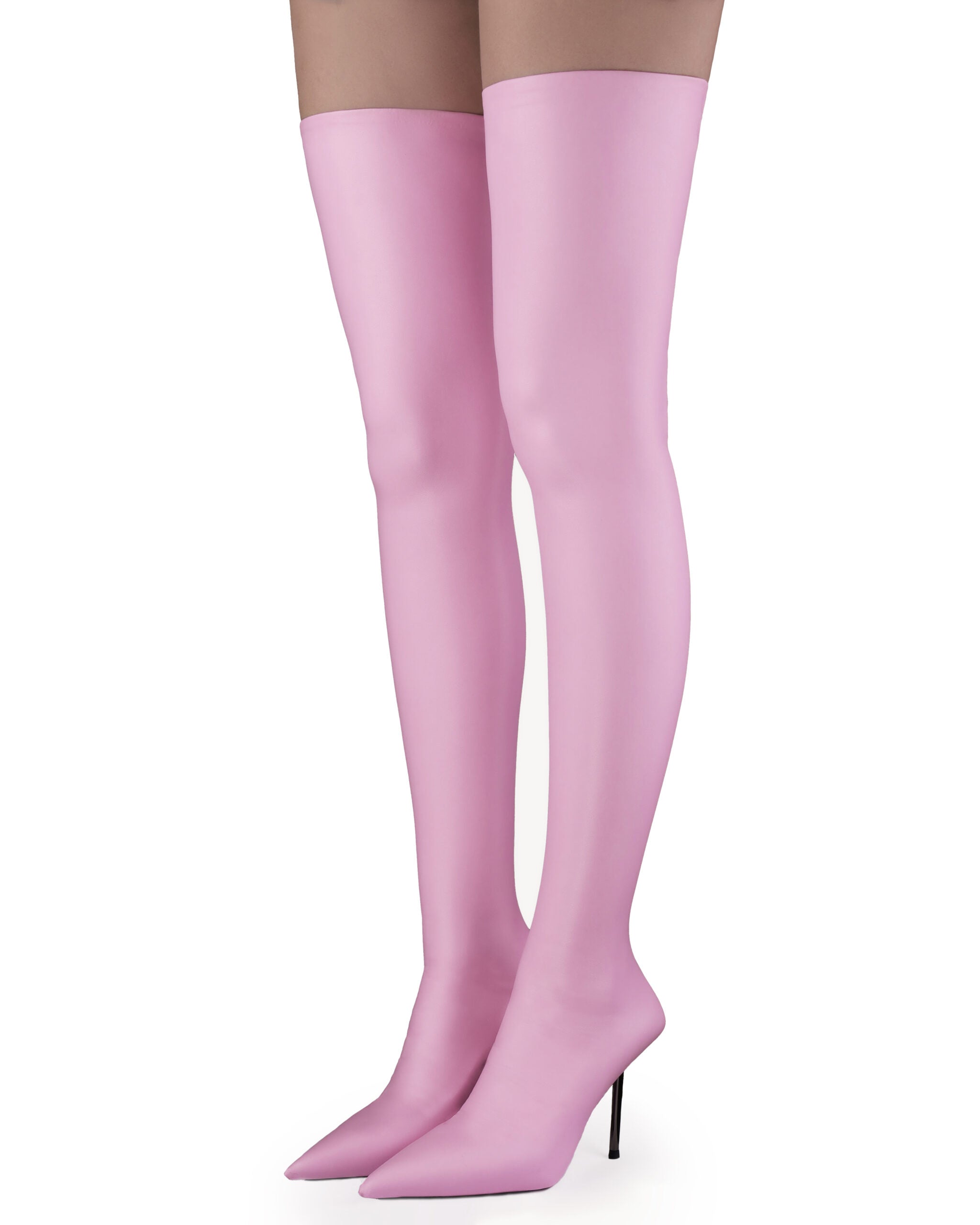 V-TOE VEGAN LEATHER BOOT STOCKINGS