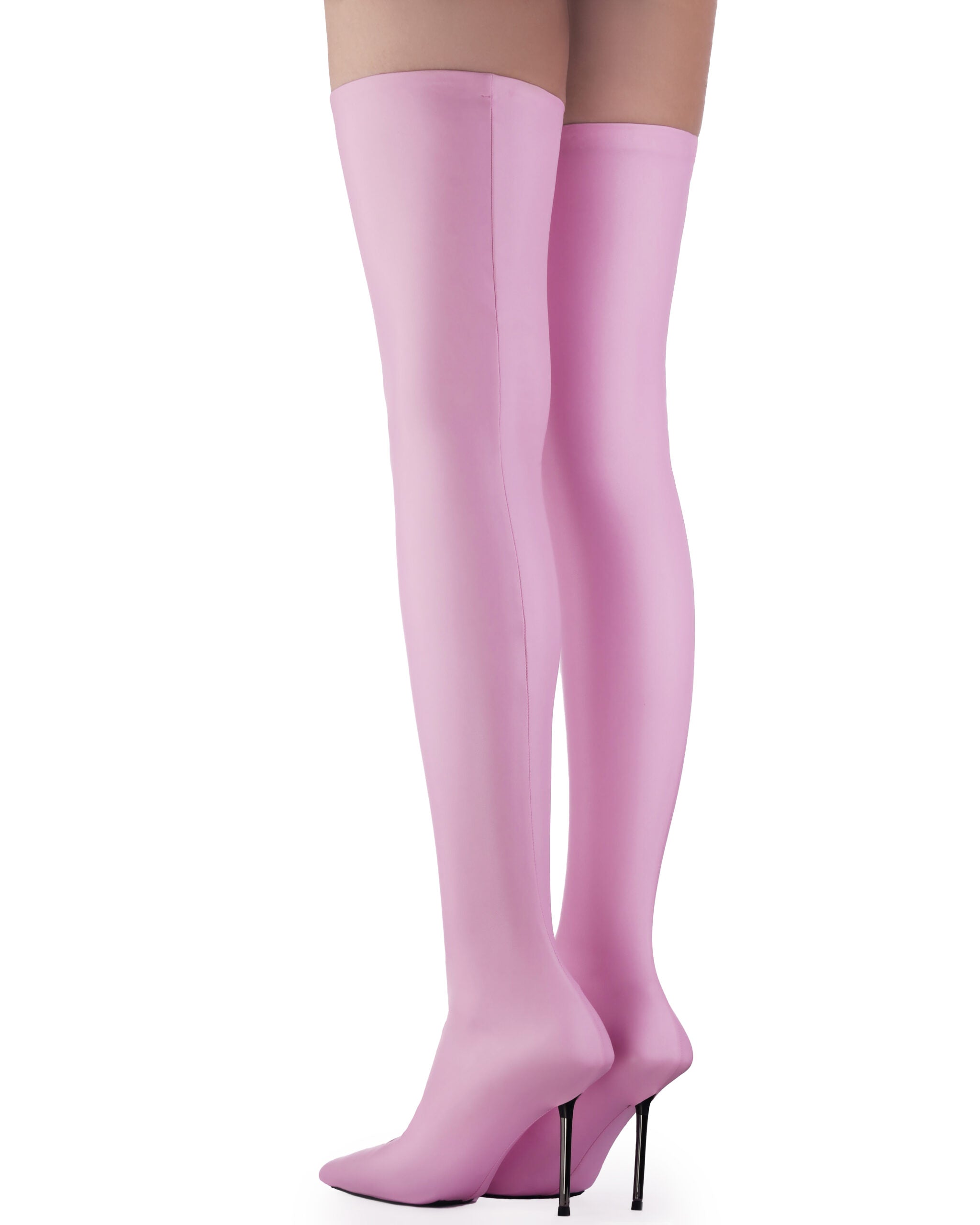 V-TOE VEGAN LEATHER BOOT STOCKINGS