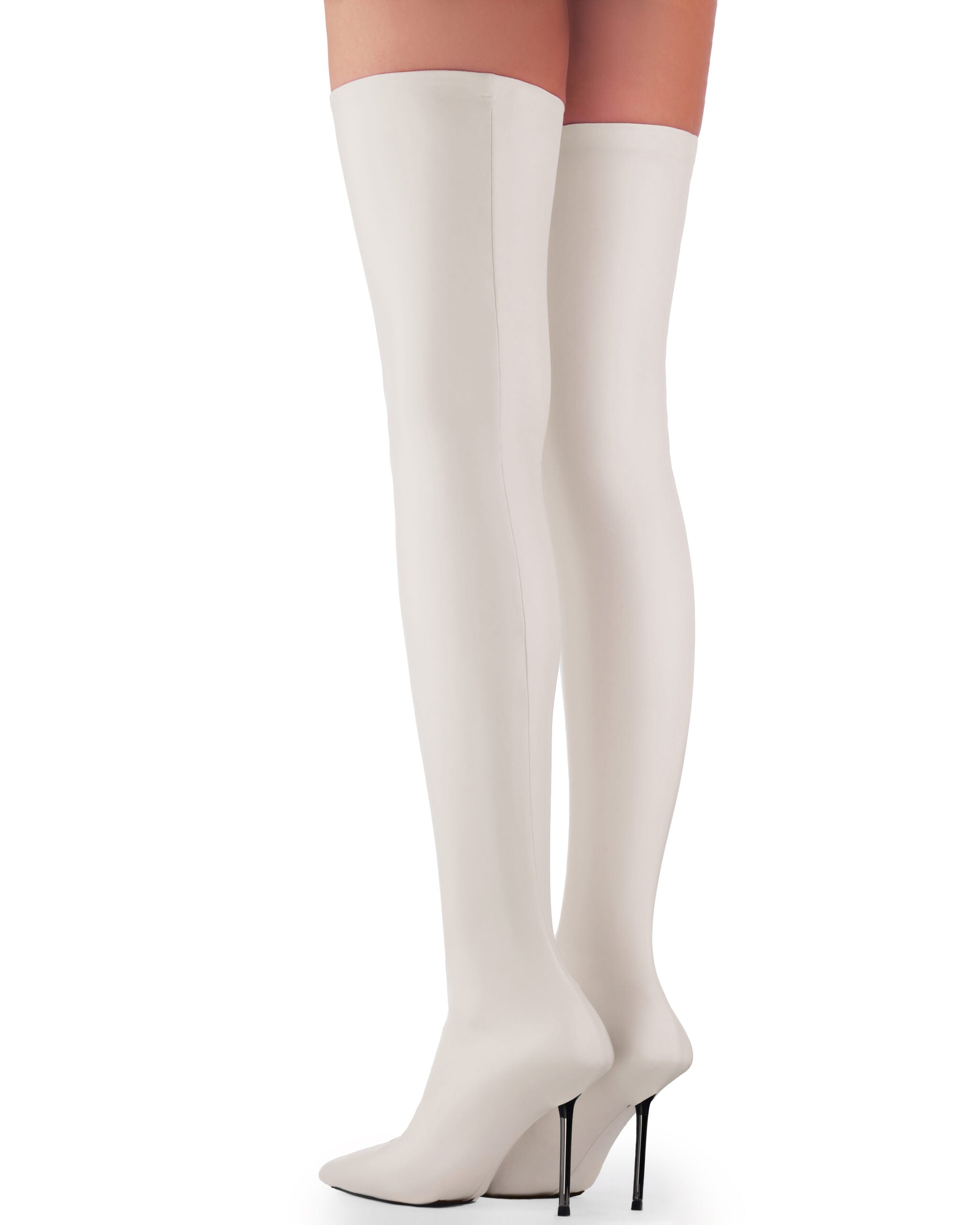 V-TOE VEGAN LEATHER BOOT STOCKINGS