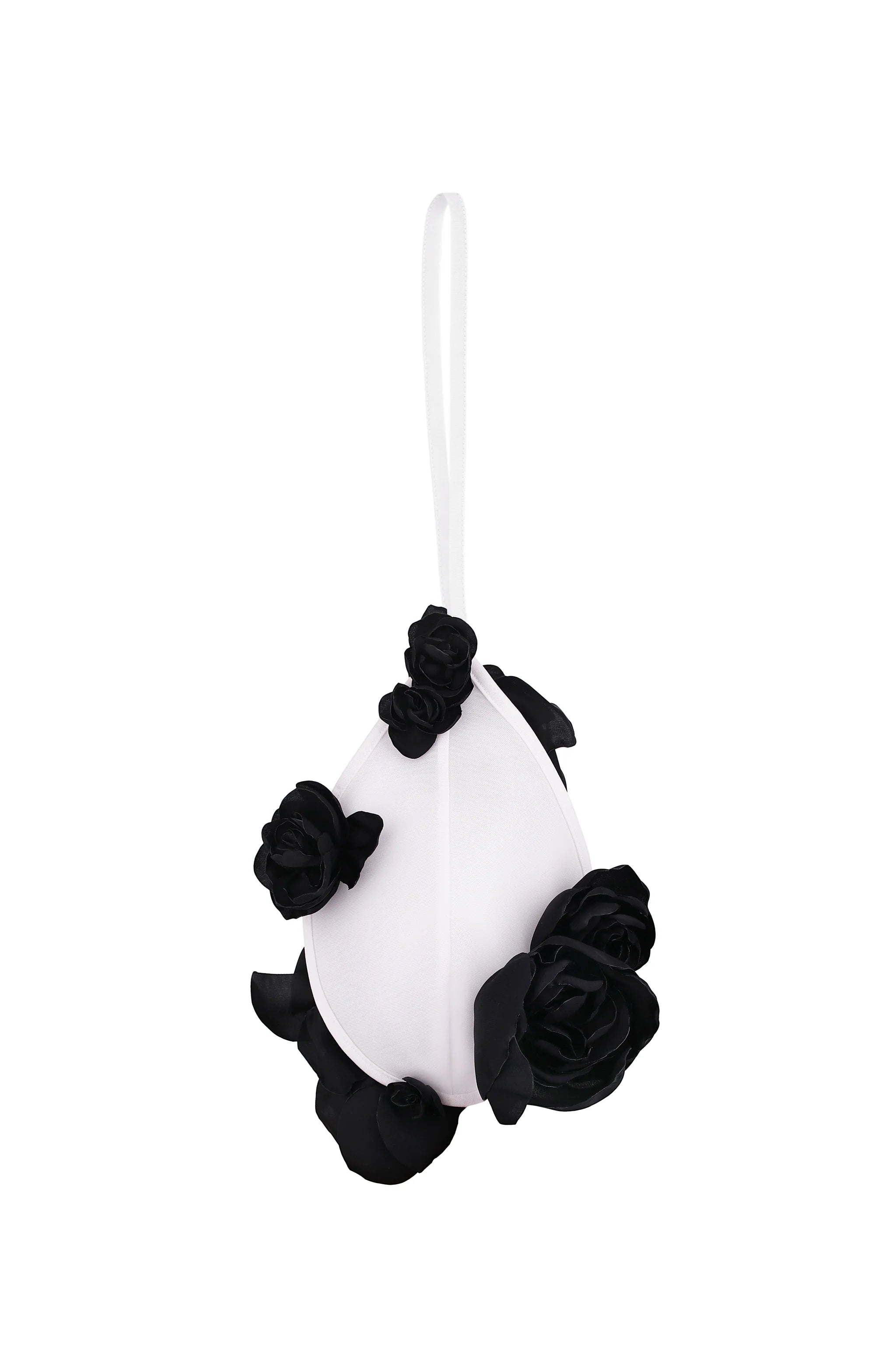 "BRA" BAG WITH HANDCRAFTED FLOWERS
