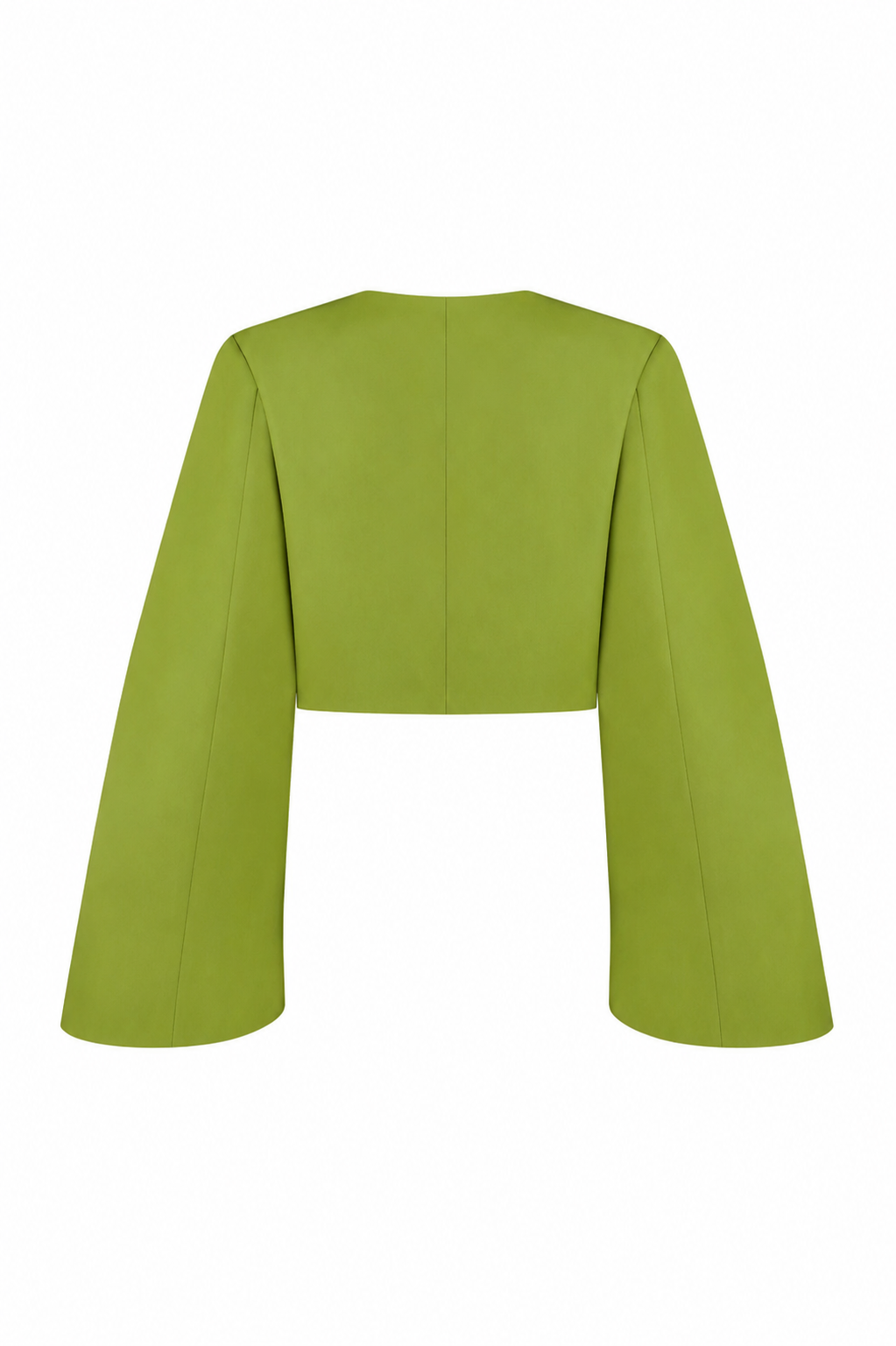 Flux Cropped Blazer in Сhartreuse