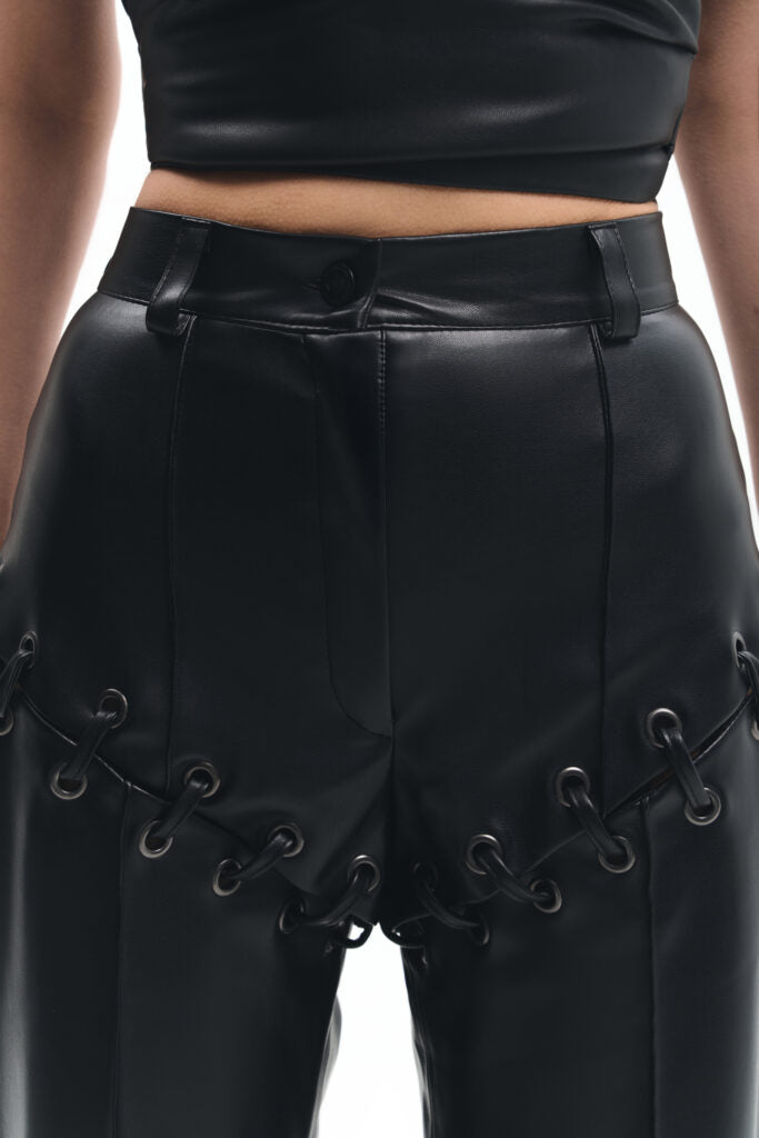Black transformer shorts-pants