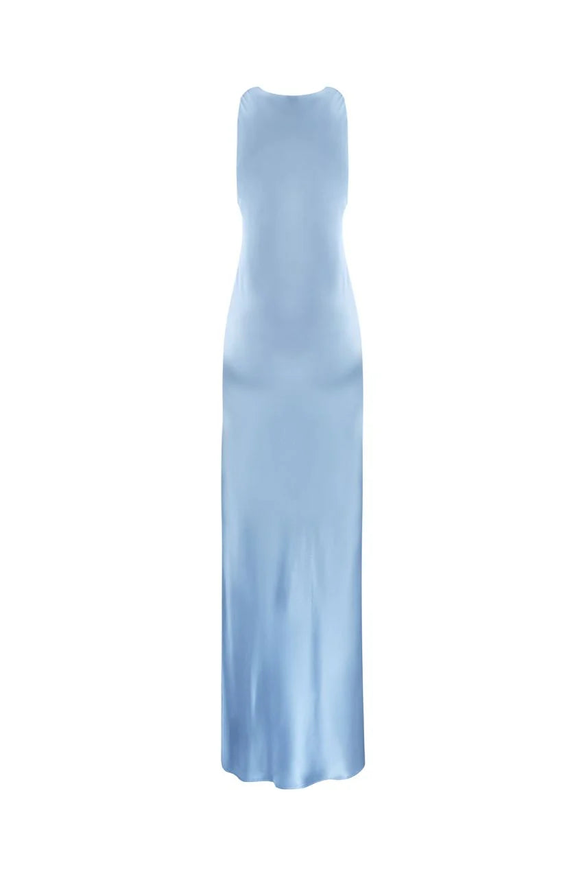 Maxi Dress Tina In Baby Blue