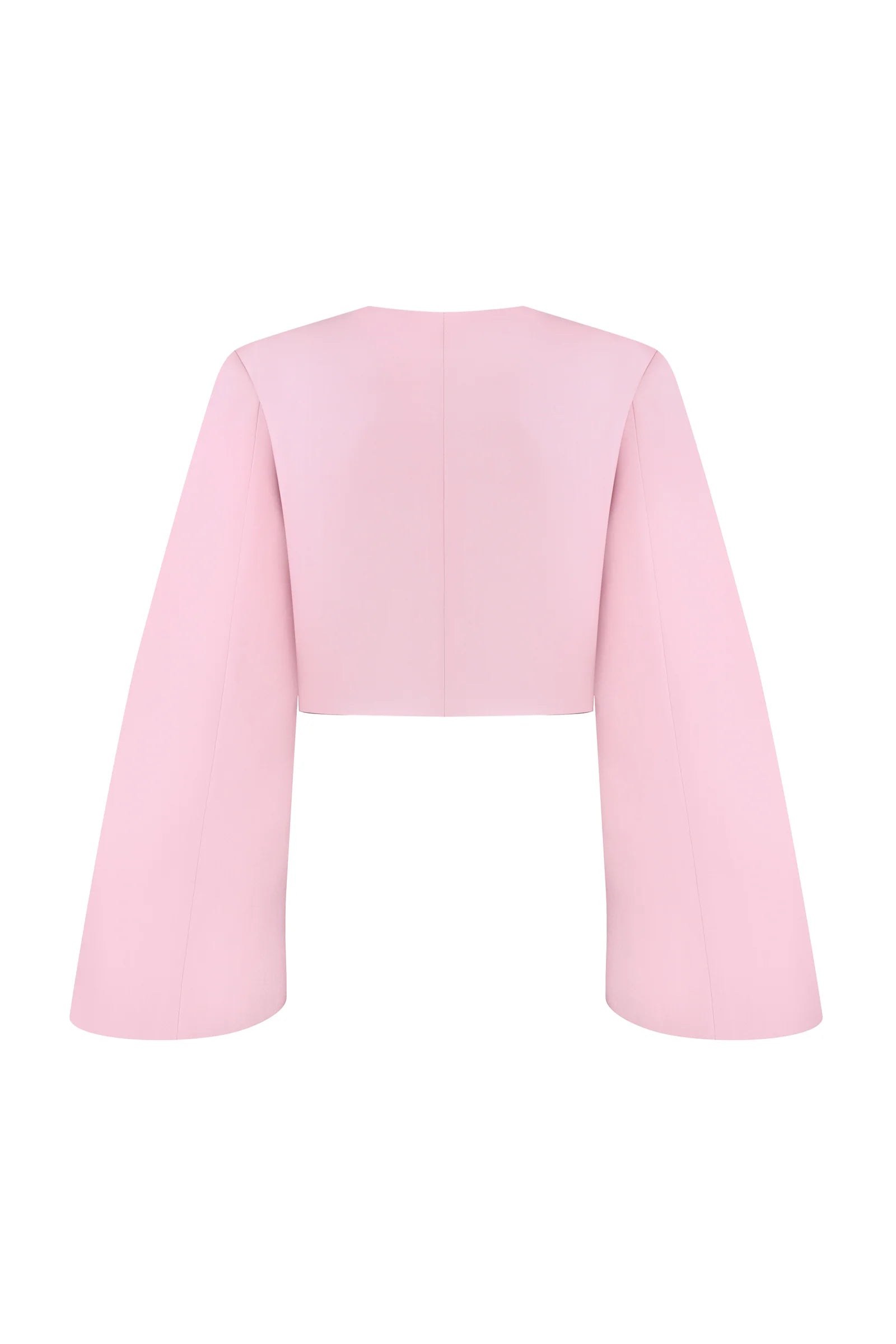 Flux Cropped Blazer in  Rouge