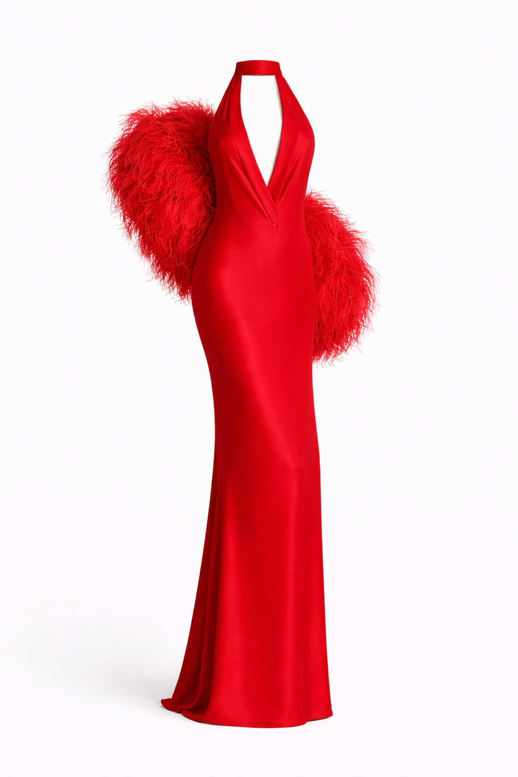 Feather Muse Gown