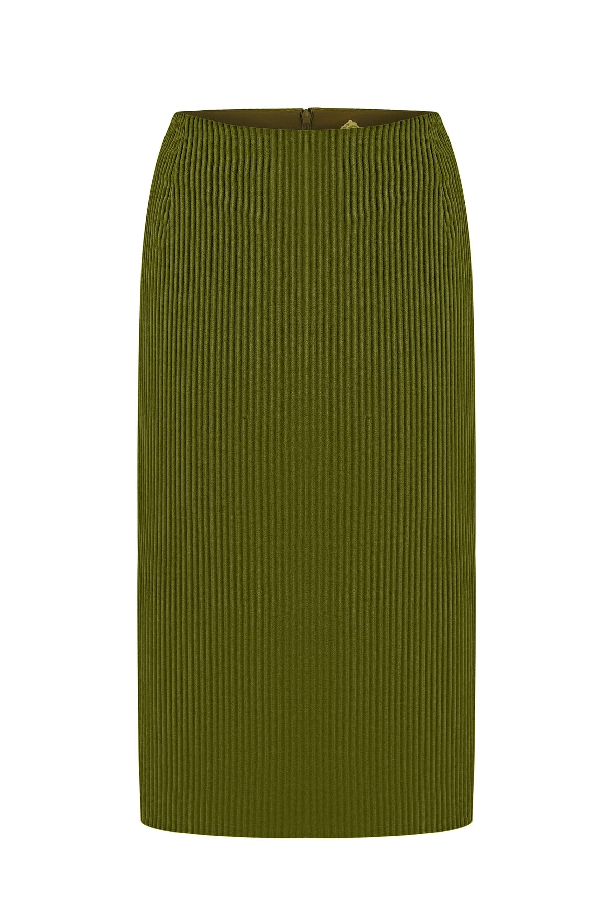 Intense Pistachio Courduroy skirt