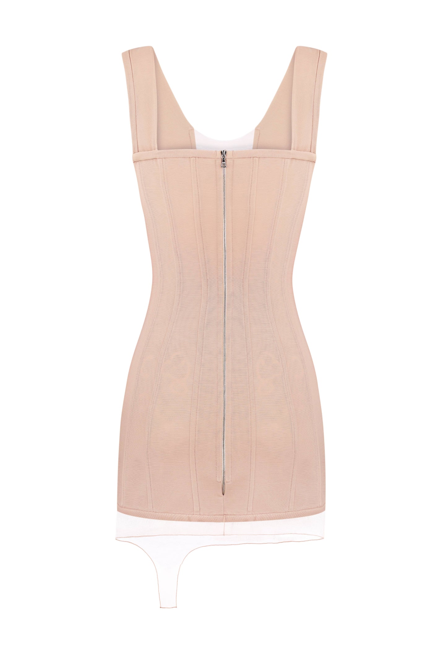 Beige corset dress