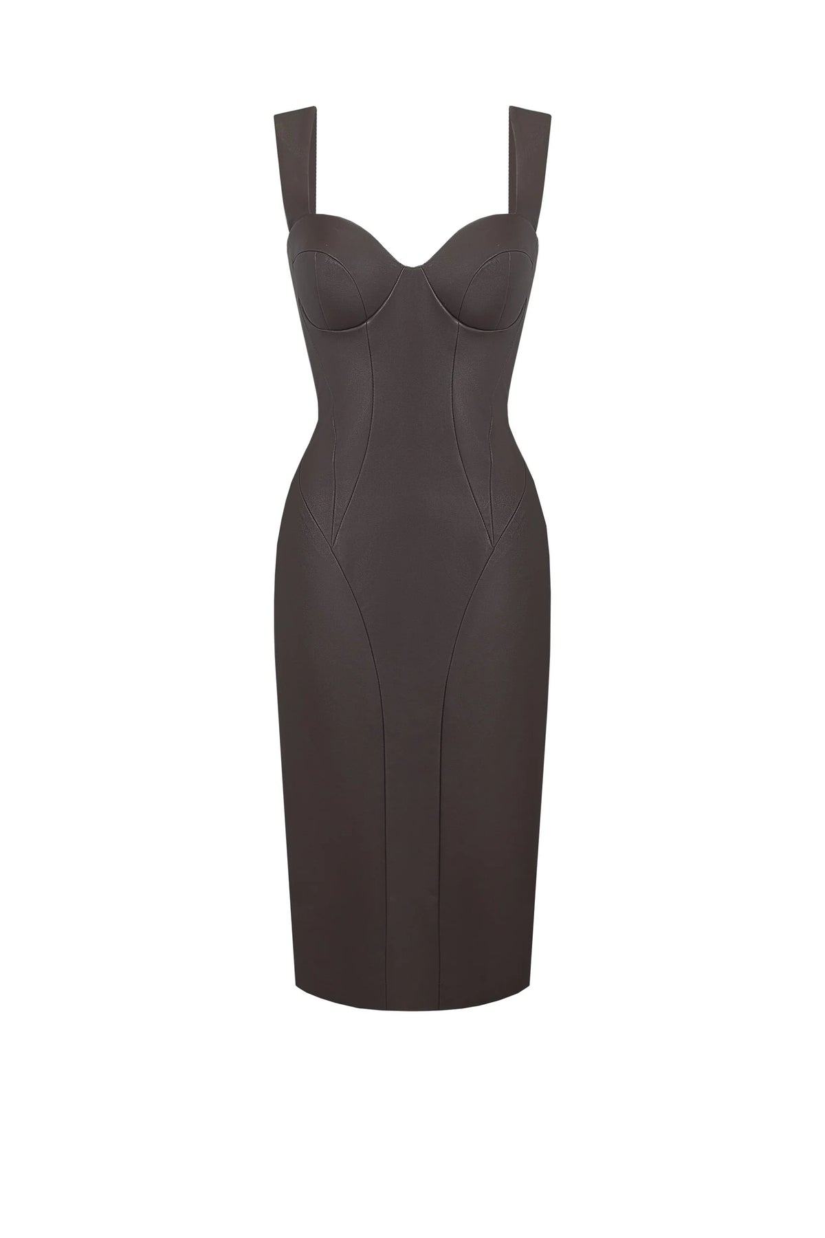 CONTOUR SCULPTED MIDI DRESS