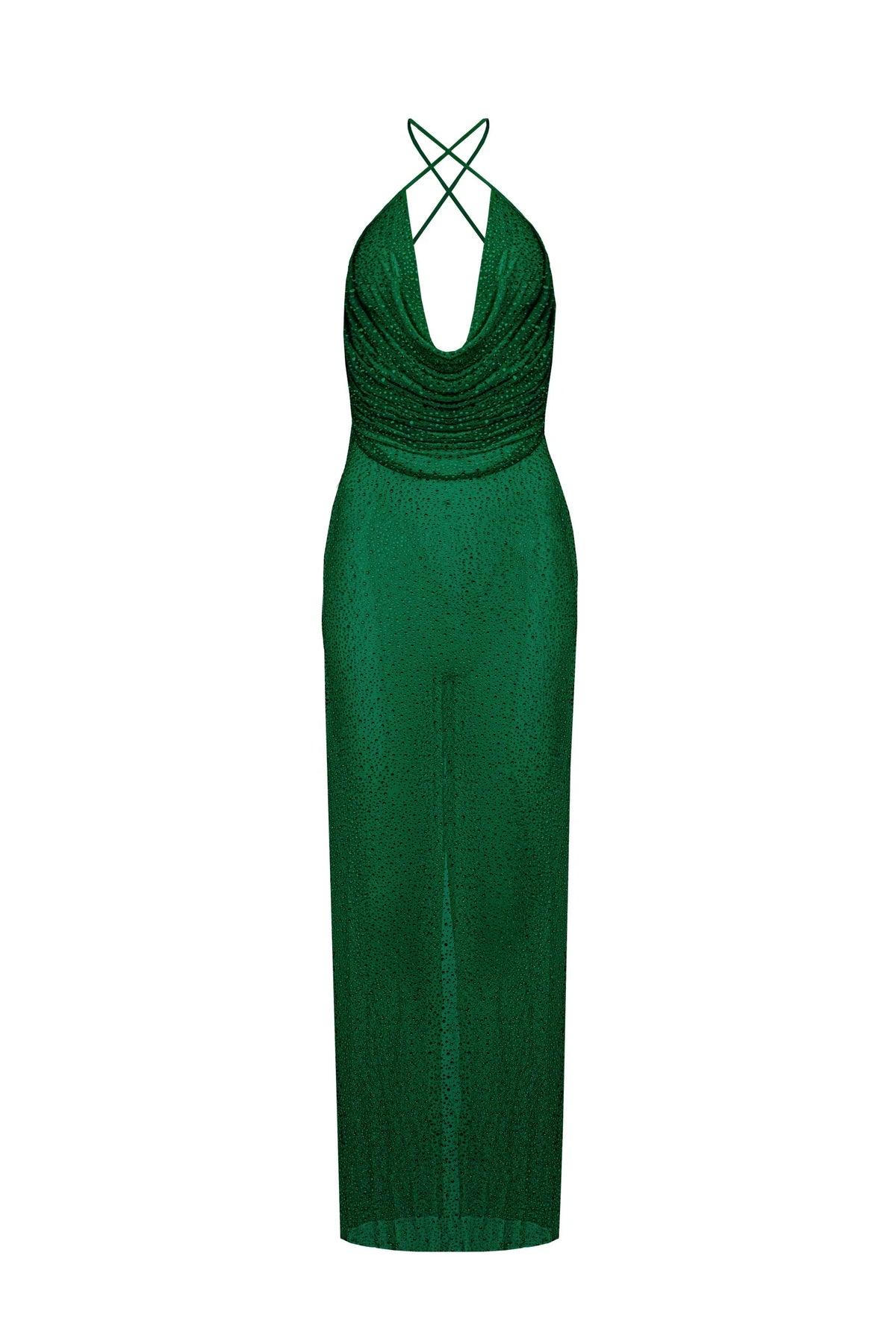 CRYSTAL GOWN EMERALD
