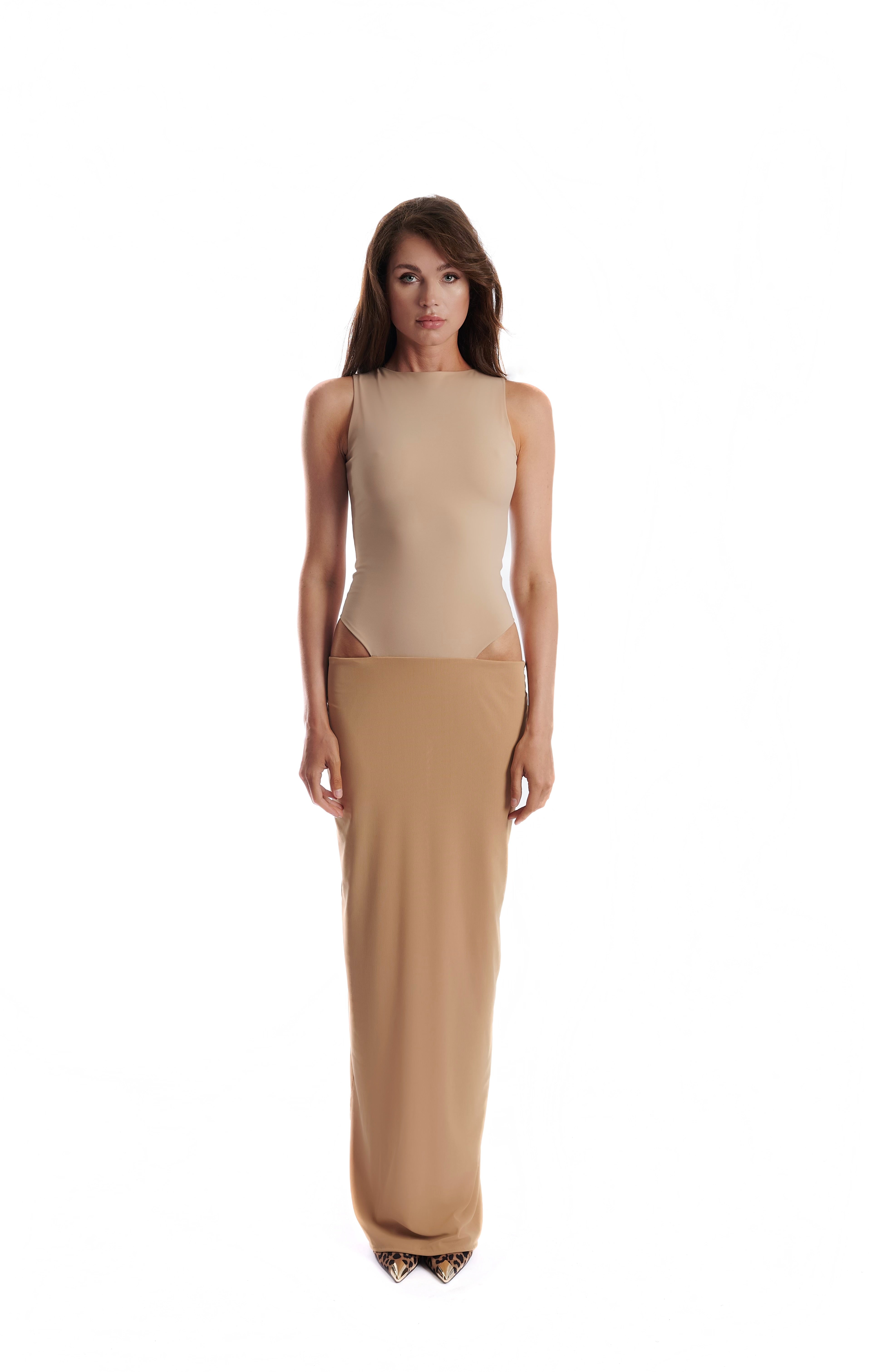 MAXI DRESS WITH CUTS