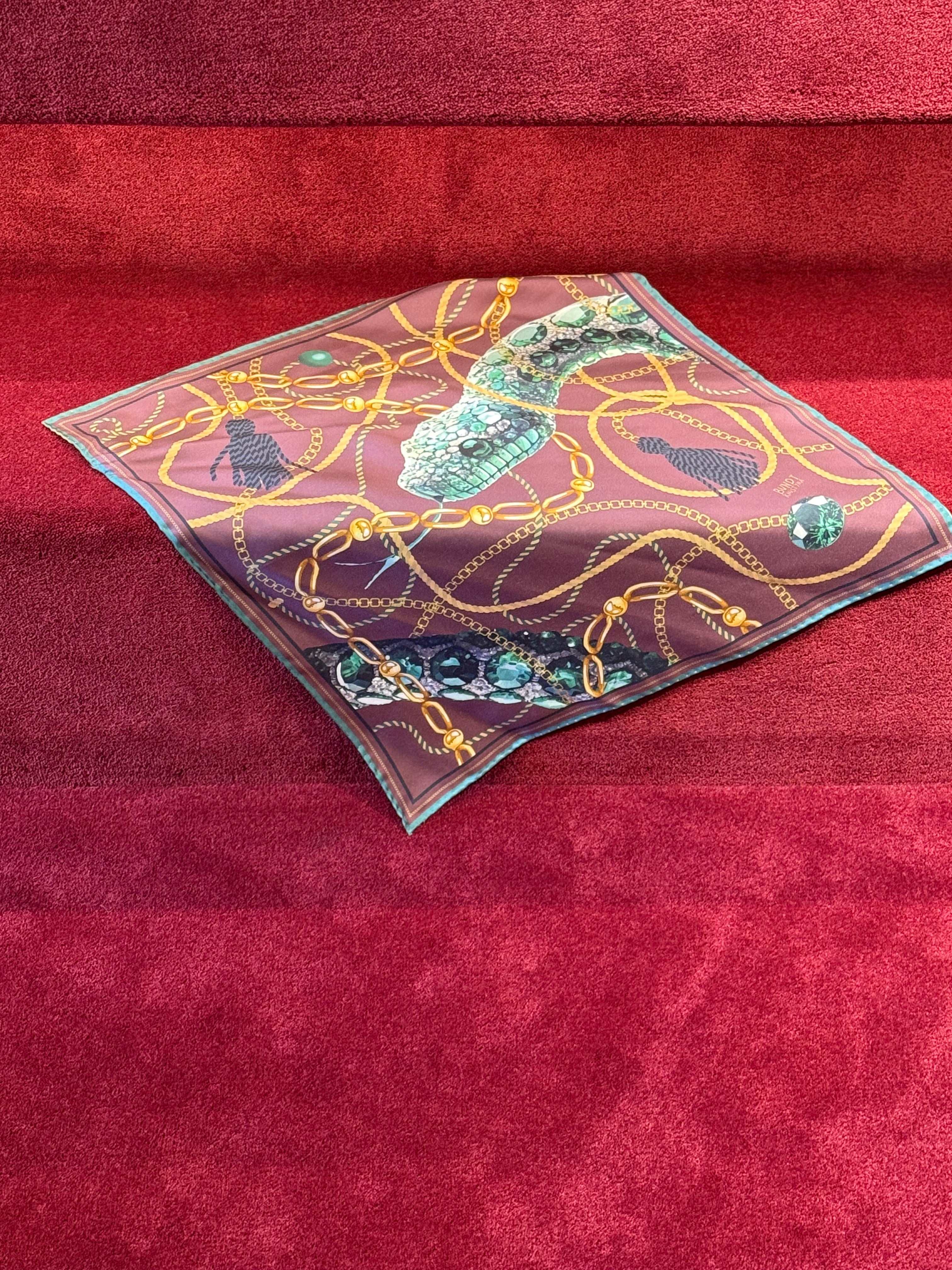 “Gadyuka” Silk Scarf