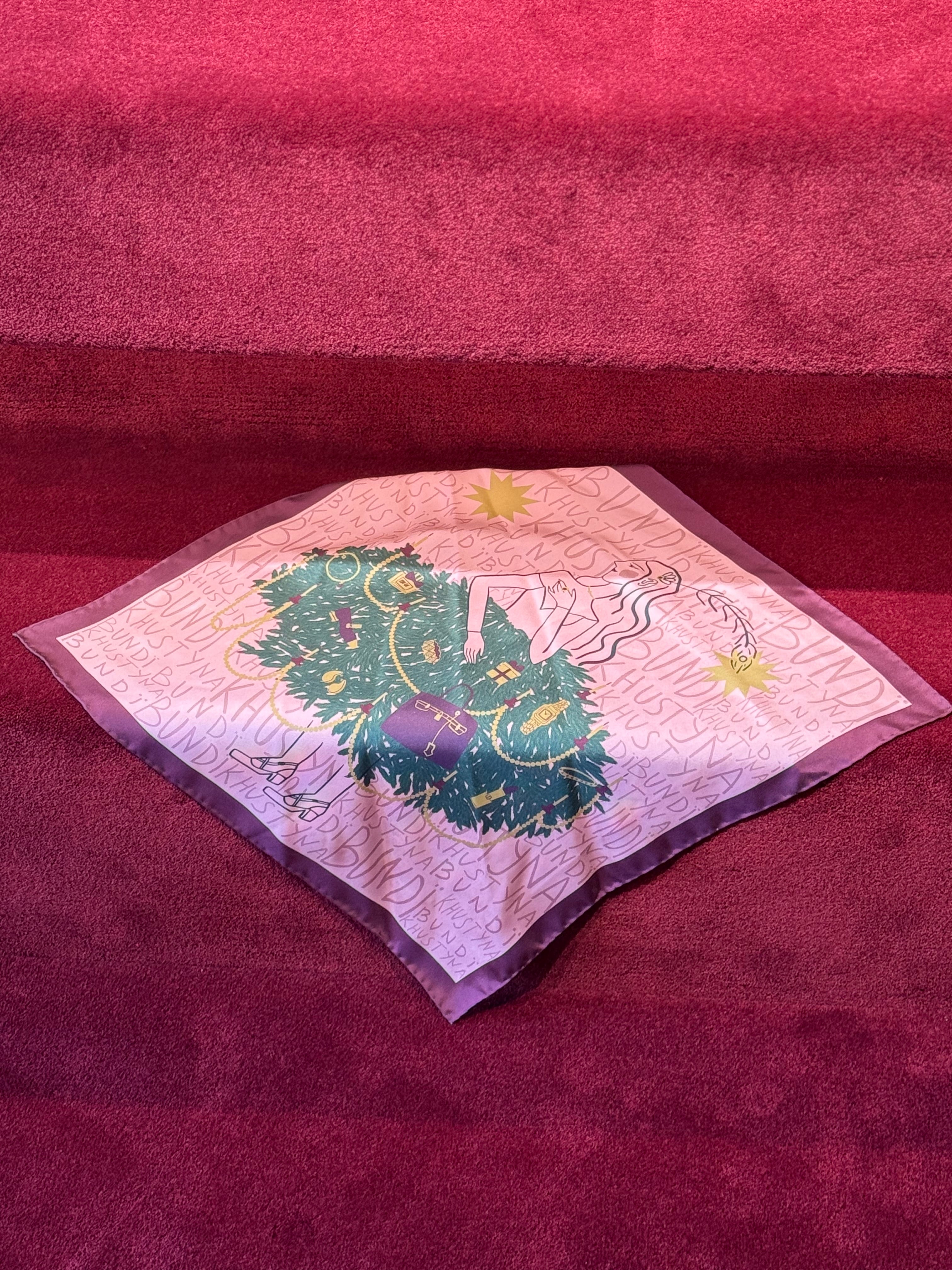 Holiday Muse Silk Scarf