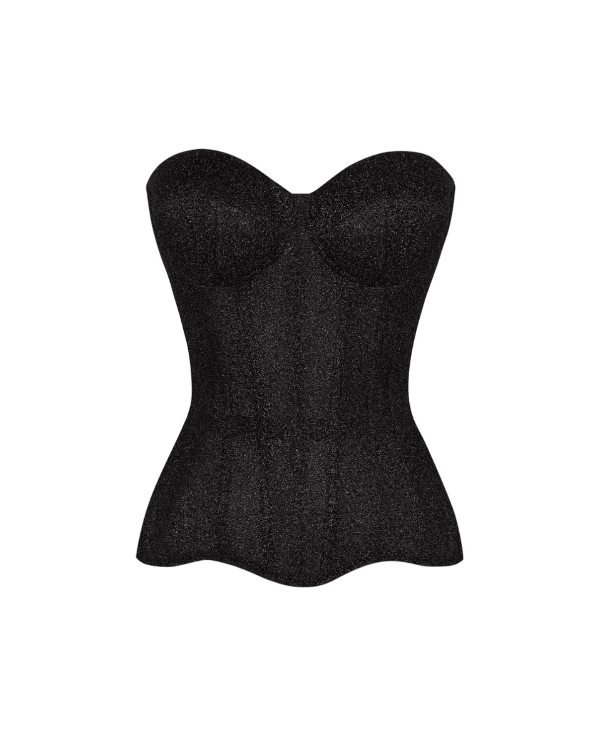 BRILLIANCE DROP BLACK CORSET