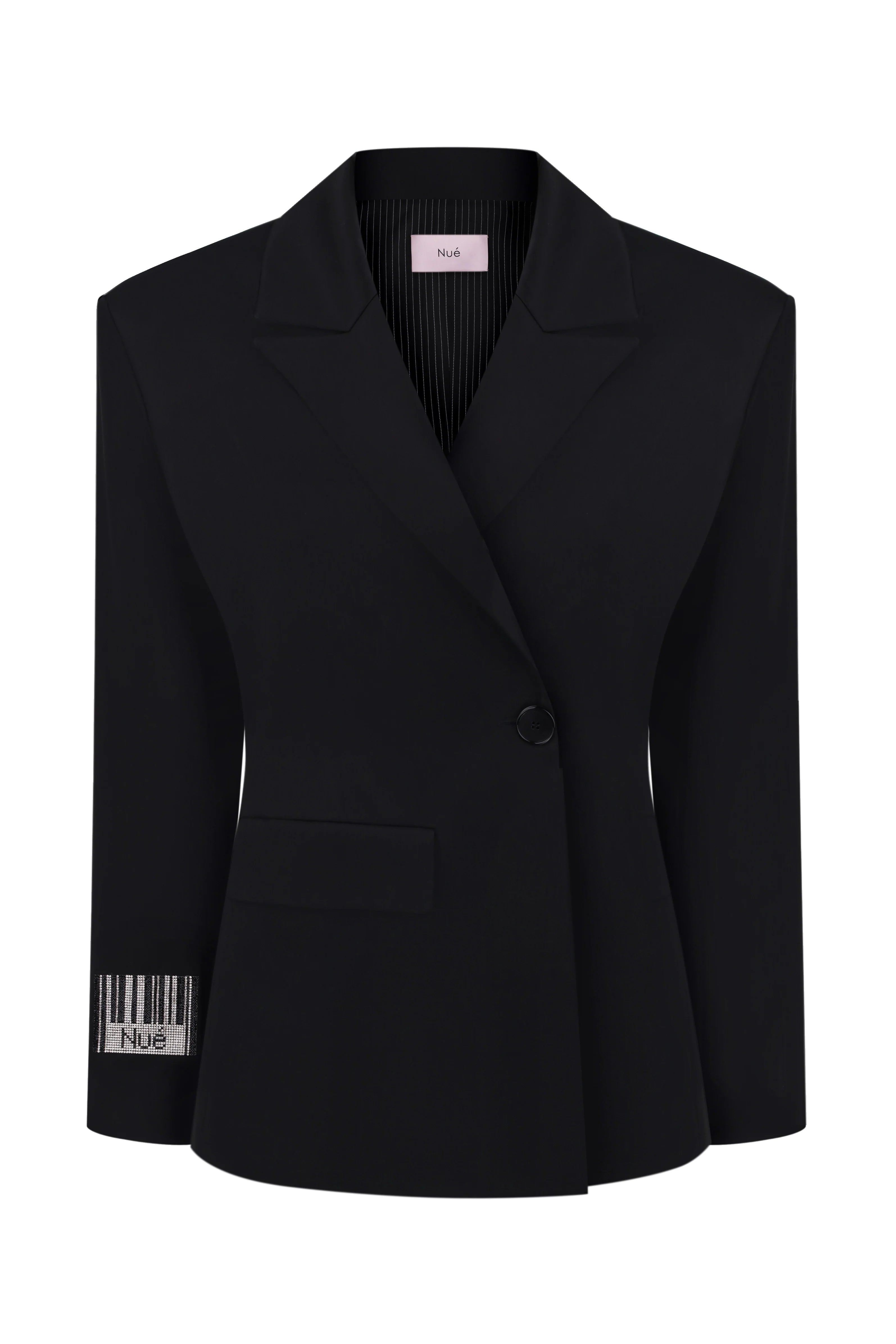 Barcode fitted blazer