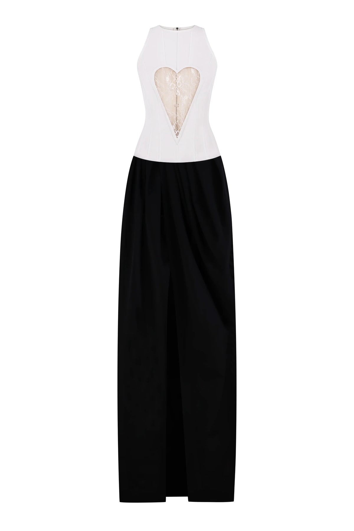FLOOR-LENGTH DRESS WITH LACE 