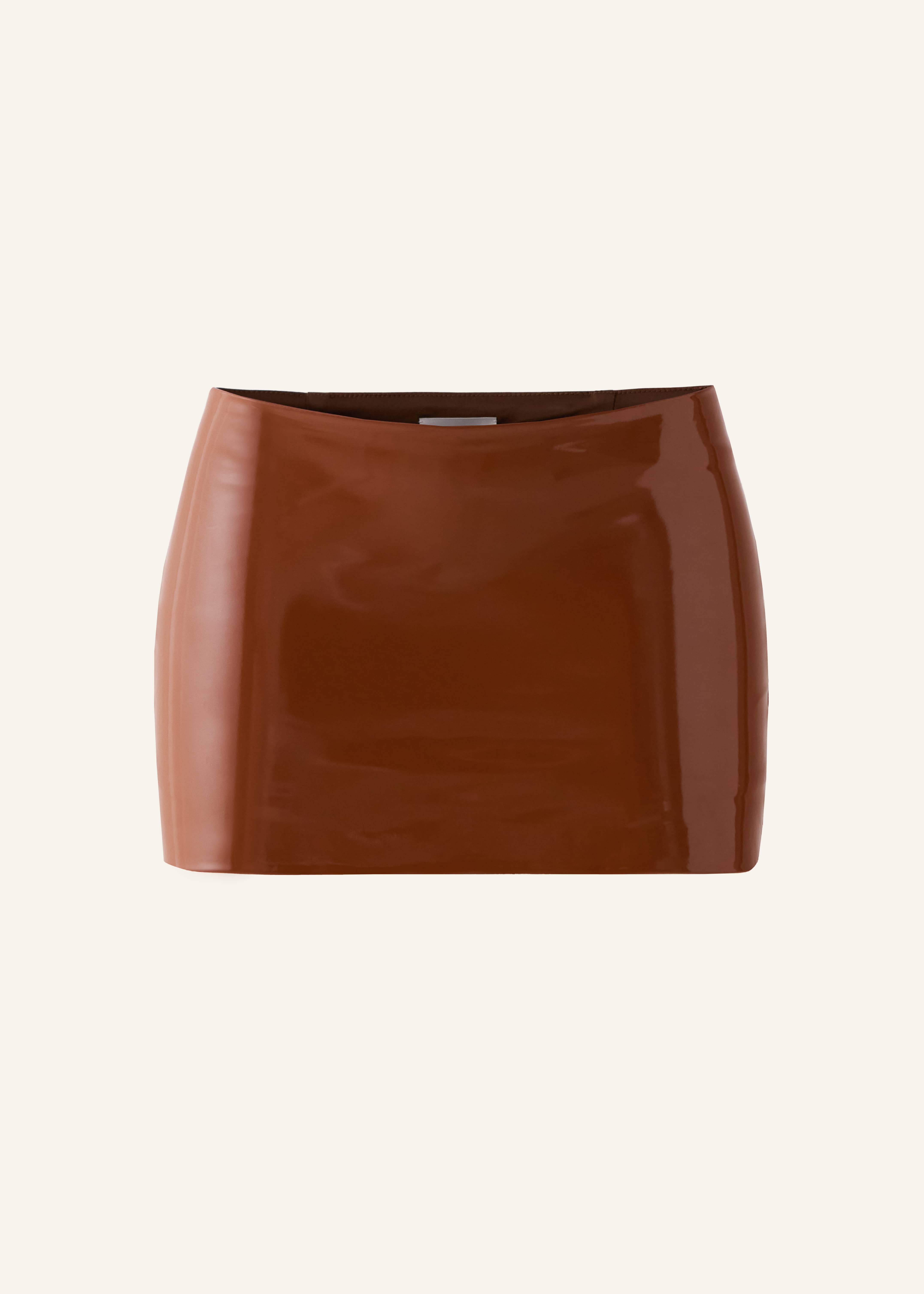 Mini Mini skort in Caramel