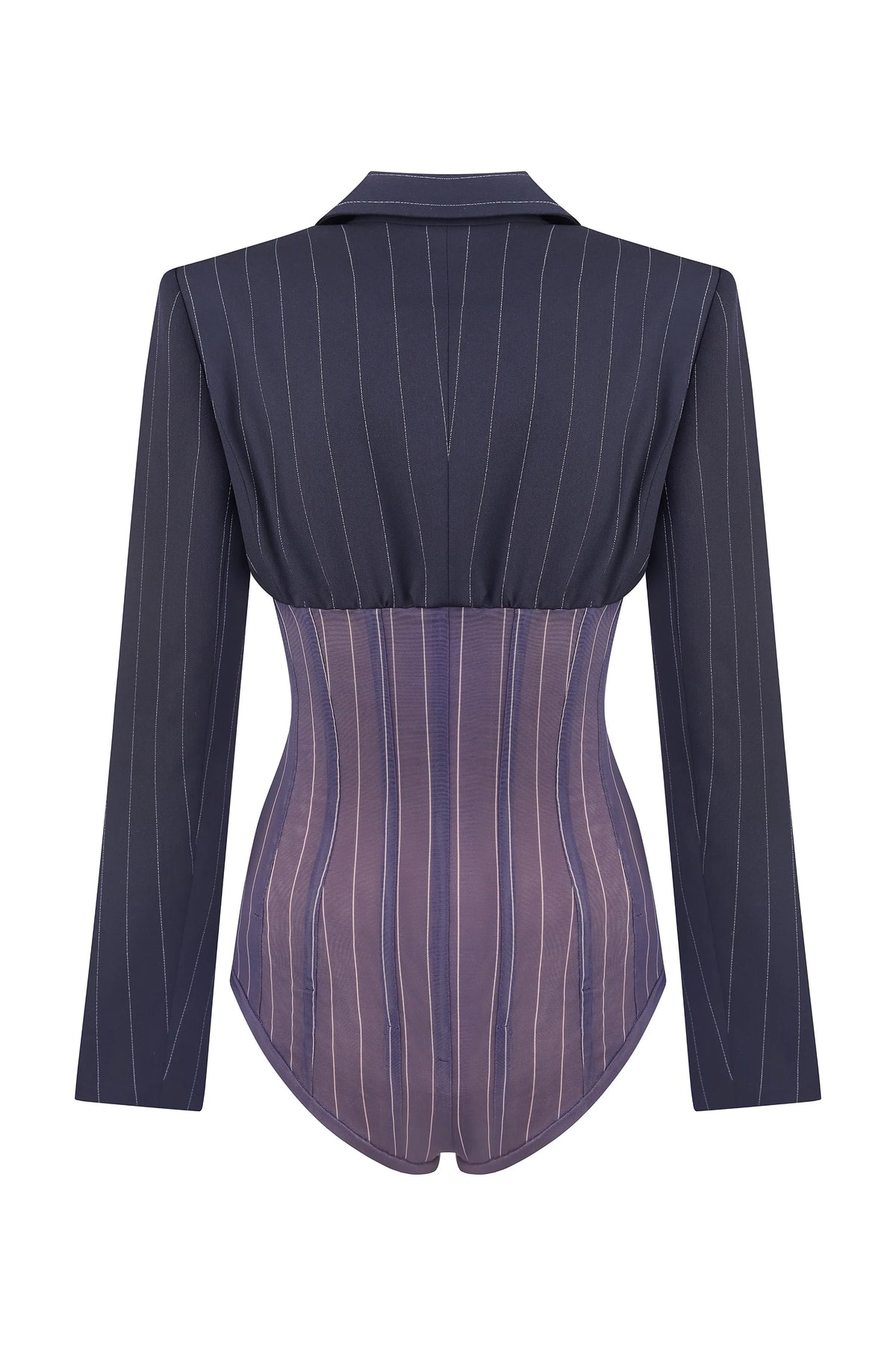 CORSETED JACKET-BODYSUIT