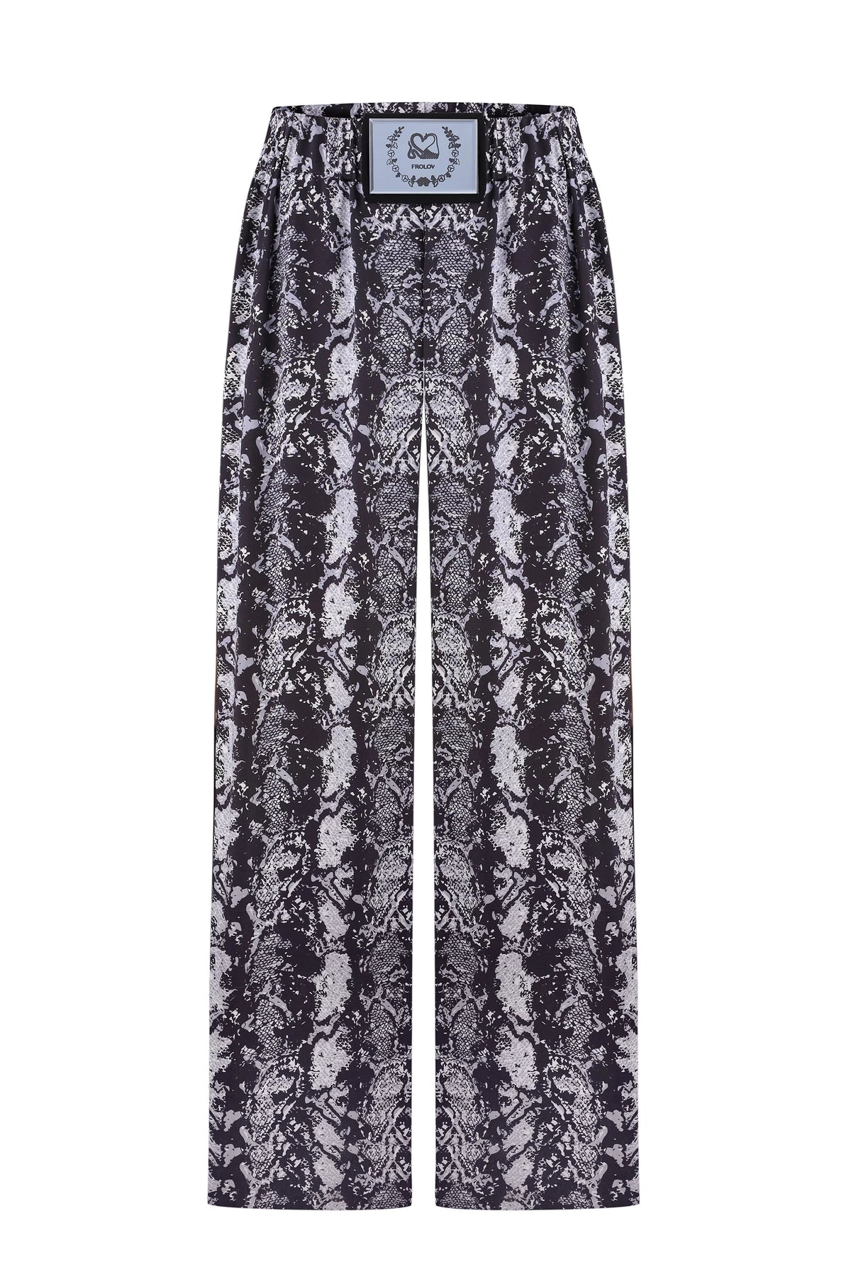 SILK WIDE TROUSERS