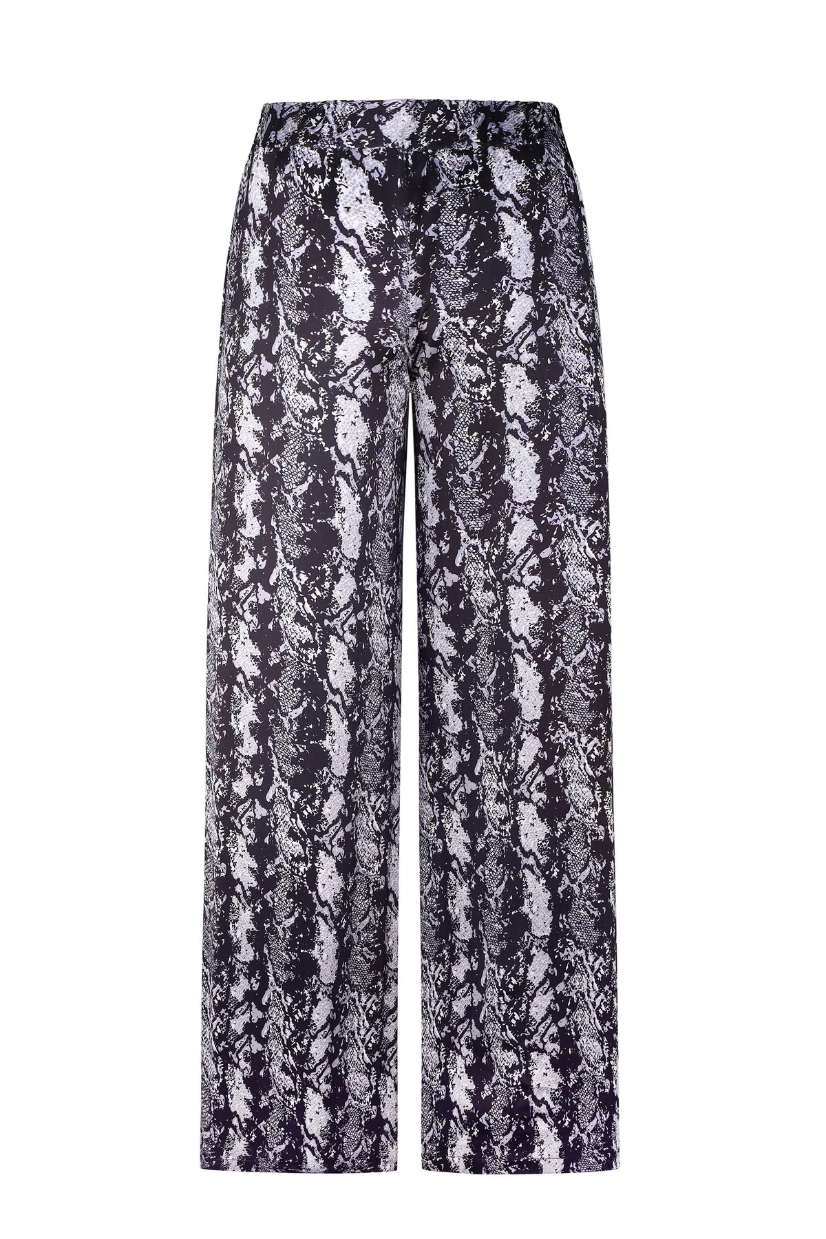 SILK WIDE TROUSERS