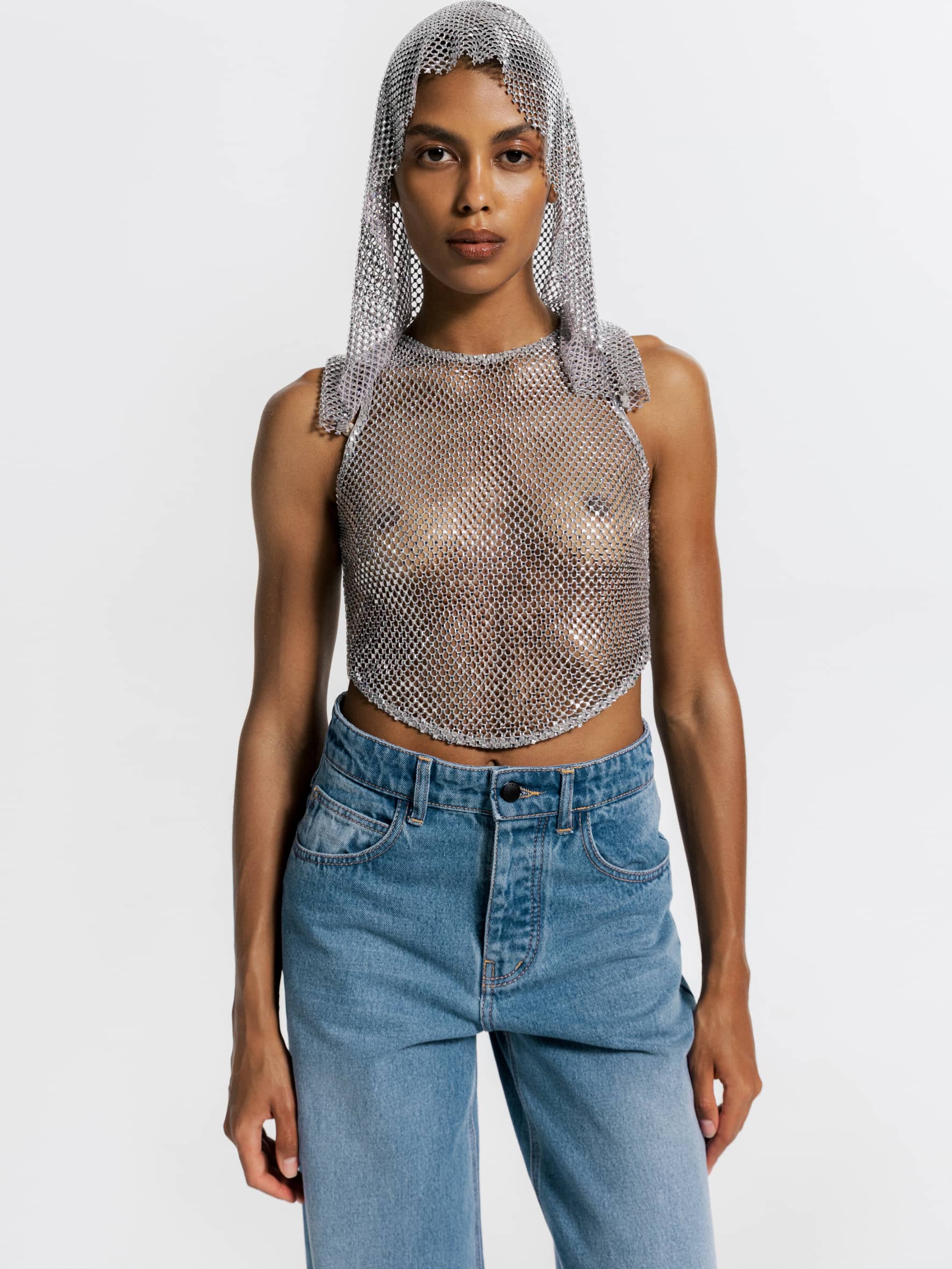 Stardust Diva top in Crystals