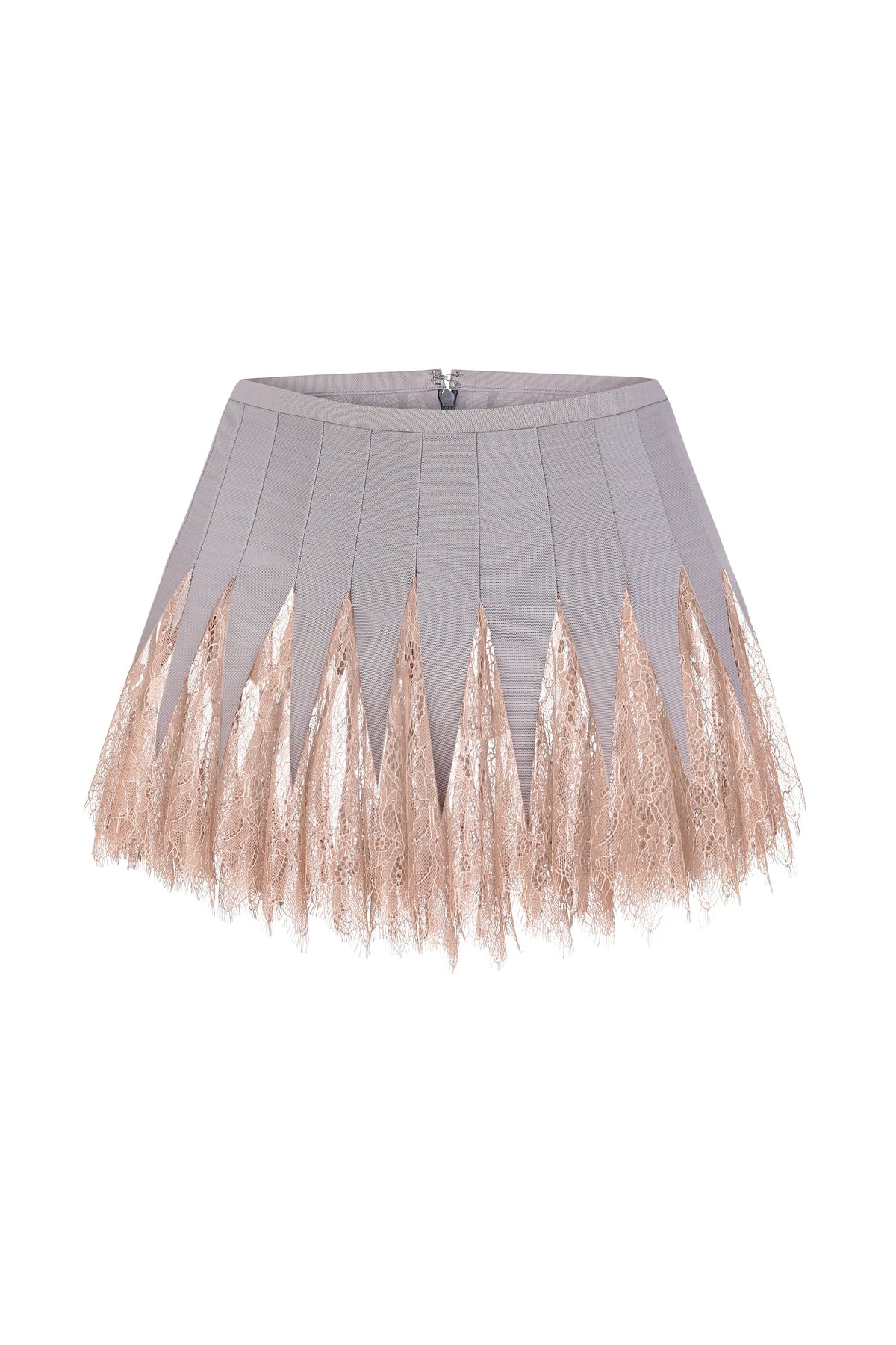 MINI CORSET SKIRT WITH LACE DETAILS