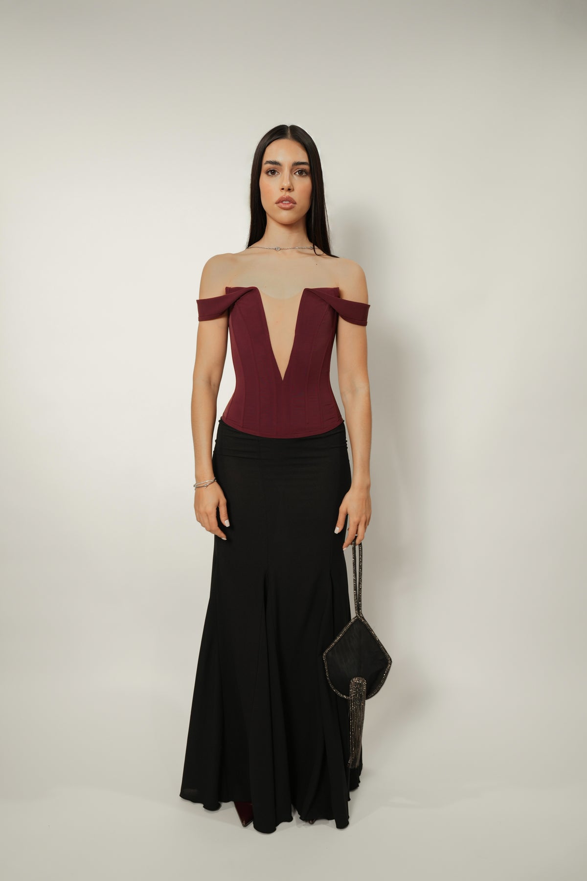 BUNDI X FROLOV SPECIAL EDITION BURGUNDY CORSET