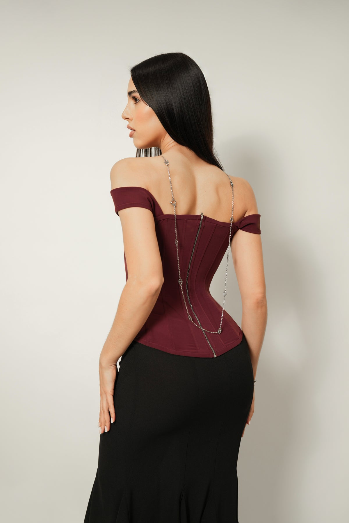 BUNDI X FROLOV SPECIAL EDITION BURGUNDY CORSET
