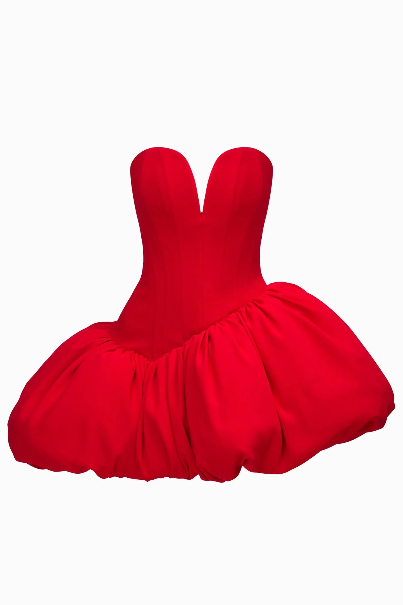 SASHA MATT DRESS IN RED