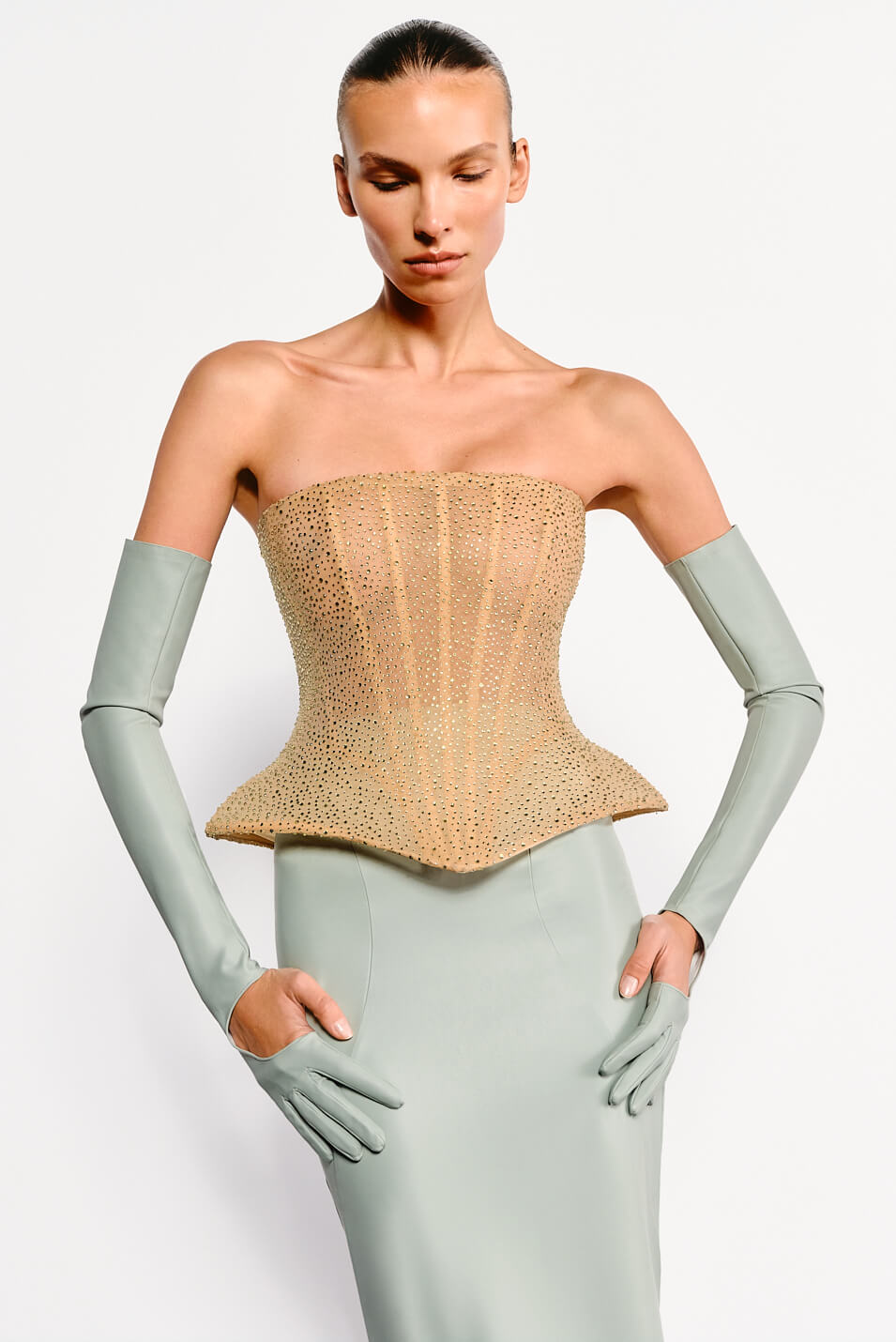 HOURGLASS CRYSTAL CORSET
