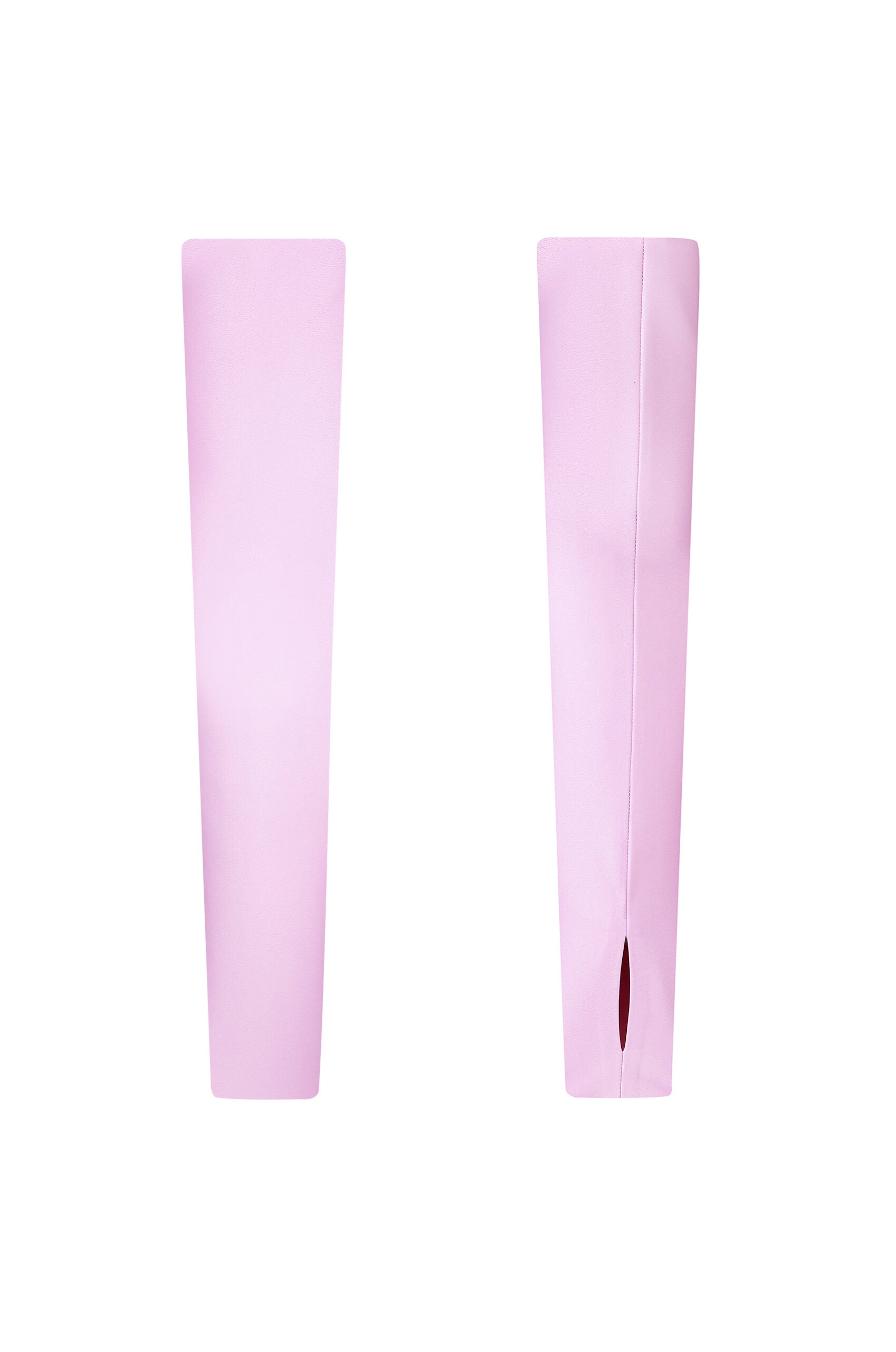 VEGAN LEATHER CROPPED GLOVES