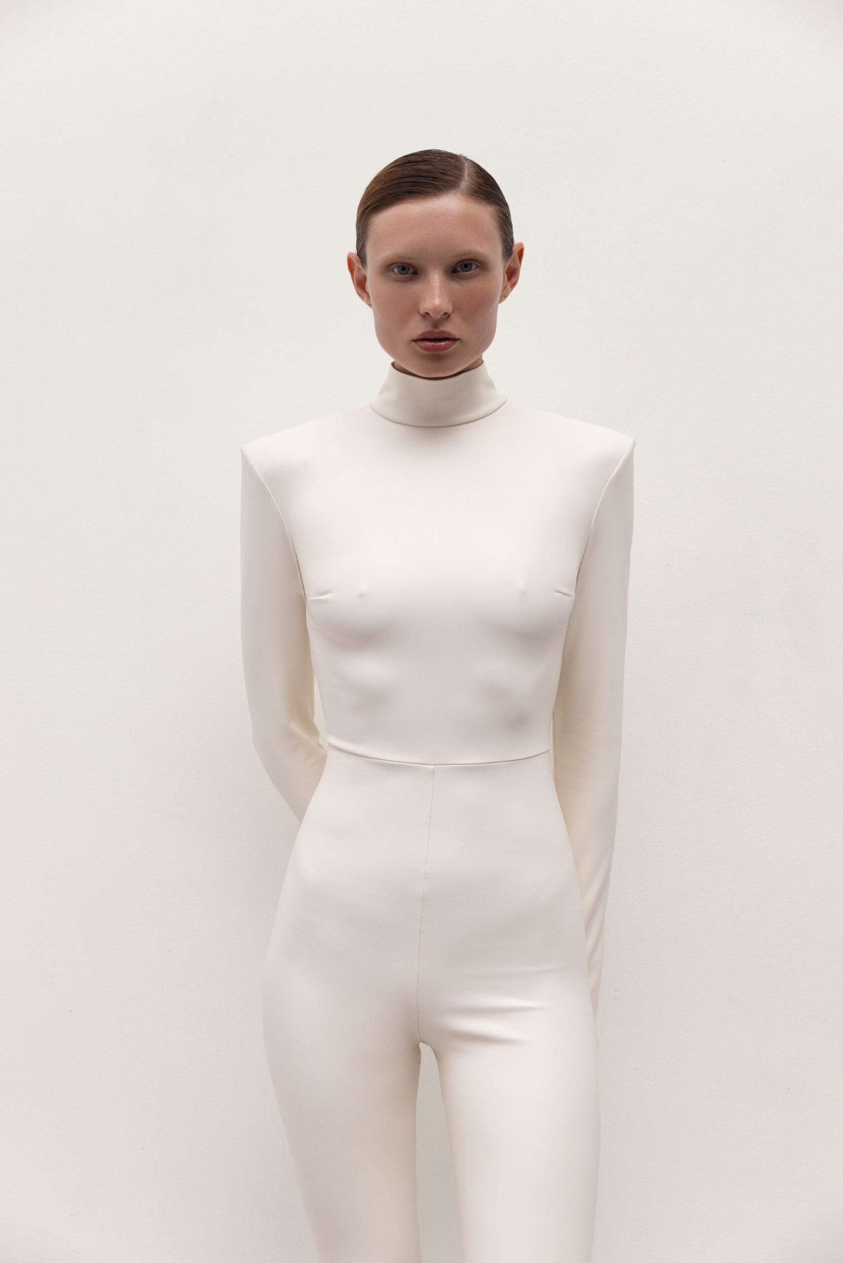 VEGAN LEATHER ICONIC JUMPSUIT