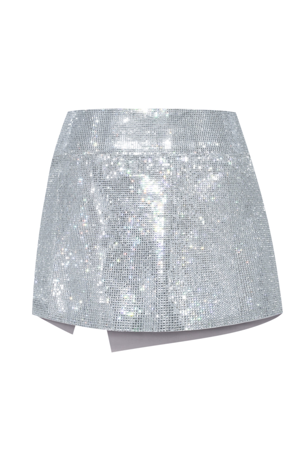 BARCODE MIRROR SKIRT