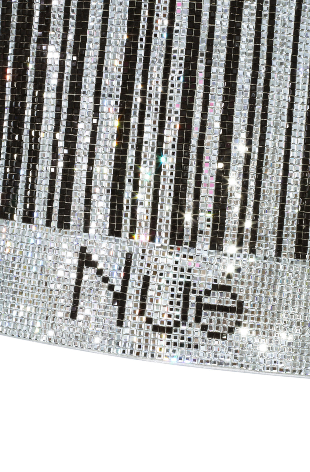 BARCODE MIRROR SKIRT