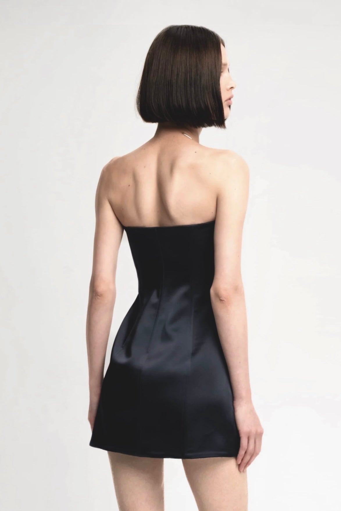 LOREN DRESS NAVY-BLUE