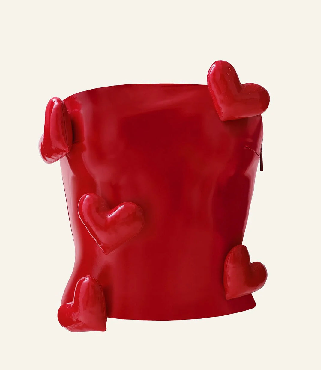 Love Killa bandeau in Red patent