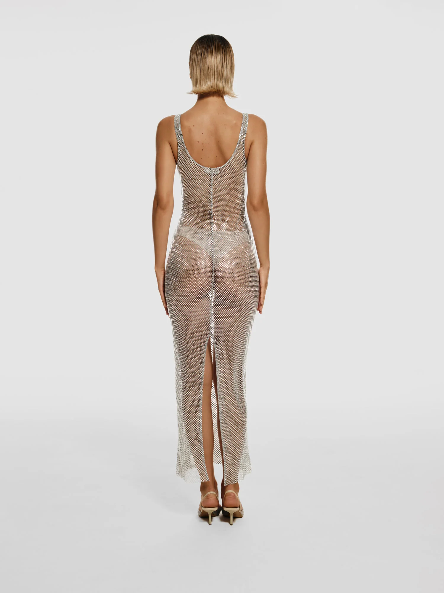 Stardust Evening dress in Silver
